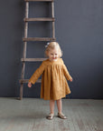 Mustard Classic Linen Dress