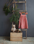 Garden Festive Linen Pinafore