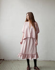Baby Pink Summer Linen Tunic