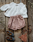 Dusty Rose Linen Bloomers