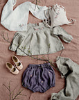 Cherry Blossom Linen Backpack