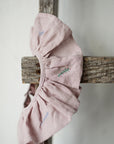 Baby Pink Ruffle Linen Collar with Branches