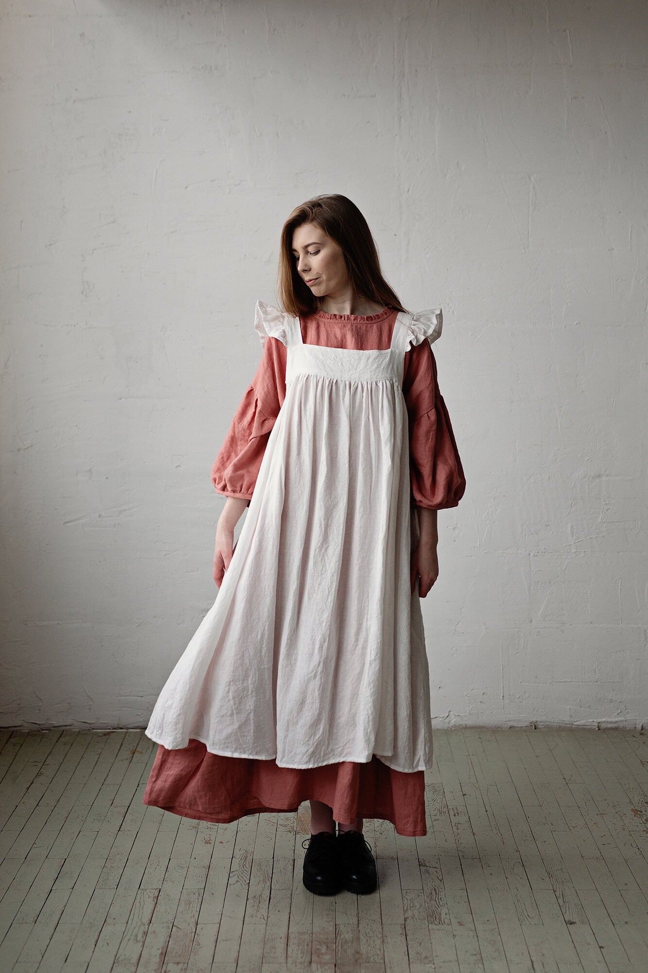 Linen hot sale prairie dress