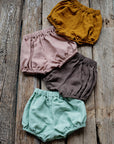 Dusty Rose Linen Bloomers