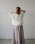 White Summer Linen Tunic