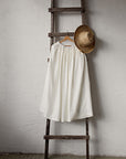 White Long Linen Petticoat