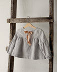 Fog Grey Short Linen Tunic