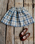 Beach Festive Midi Linen Skirt