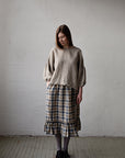 Beach Festive Victorian Linen Skirt
