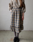 Beach Festive Victorian Linen Skirt