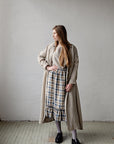 Beach Festive Victorian Linen Skirt