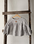 Fog Grey Short Linen Tunic