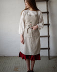 Natural Traditional Linen Apron