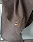 Cacao Linen Scarf
