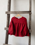 Cherry Short Linen Tunic