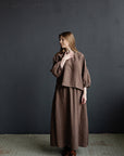 Cacao Romantic Linen Tunic