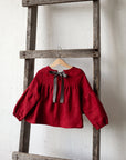 Cherry Short Linen Tunic