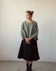 Sage Kimono Linen Tunic