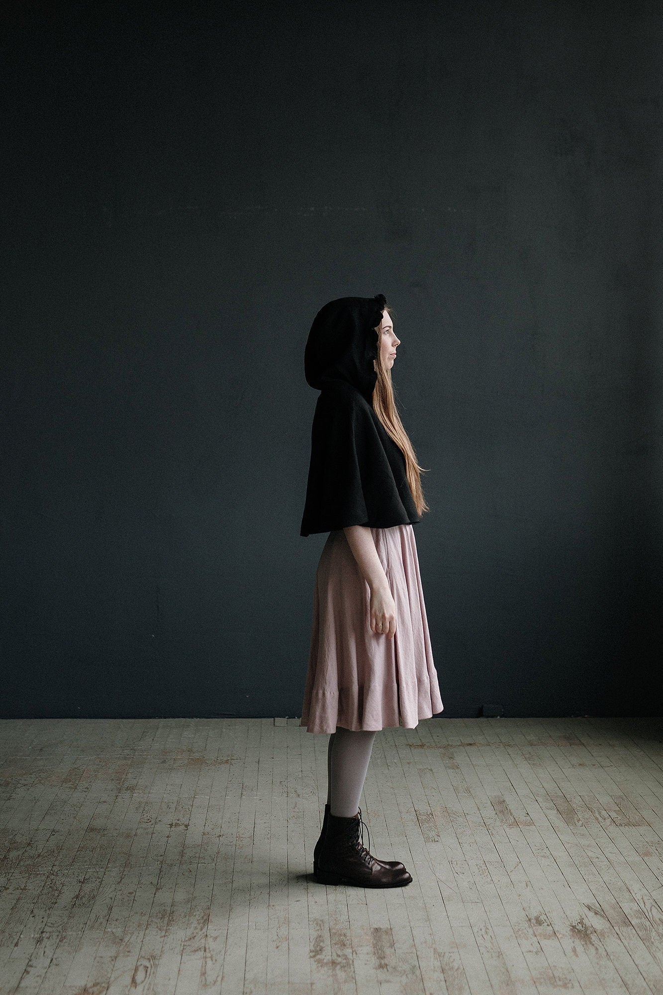 Little Red Riding Hood Linen Cape