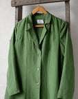Apple Green Emma Linen Coat