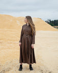 Cacao Emma Linen Coat