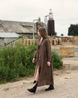 Cacao Emma Linen Coat