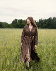Cacao Emma Linen Coat
