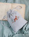 Fawn in the Forest Pouch Linen Bag