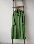 Apple Green Emma Linen Coat