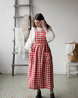Garden Festive Cottage Linen Dress