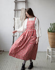 Garden Festive Cottage Linen Dress