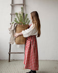 Garden Festive Cottage Linen Dress