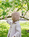 Dusty Rose Classic Linen Bonnet