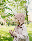 Dusty Rose Classic Linen Bonnet