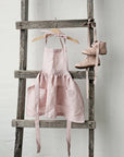 Baby Pink Linen Apron