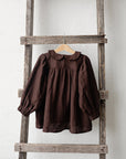 Chocolate Linen Tunic Dress