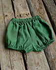 Apple Green Linen Bloomers