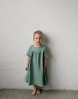 Mint Summer Linen Dress