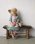 Baby Pink Linen Apron