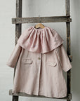 Big Ruffle Linen Collar with Branches