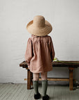 Dusty Rose Linen Tunic Dress