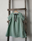 Mint Summer Linen Dress