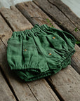 Apple Green Exclusive Bee Linen Bloomers