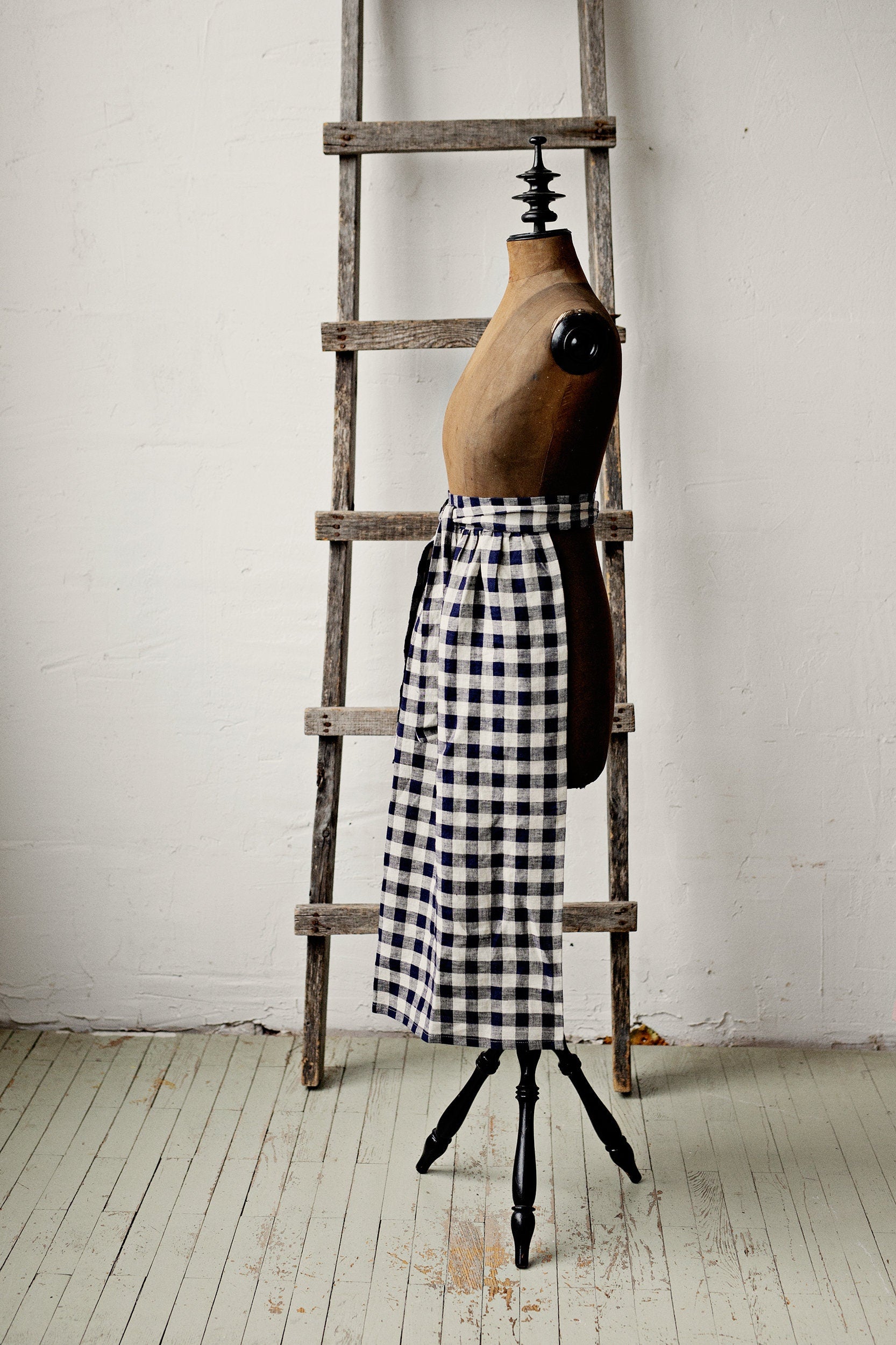 Picnic Festive Apple Linen Apron
