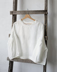 White Romantic Linen Tunic