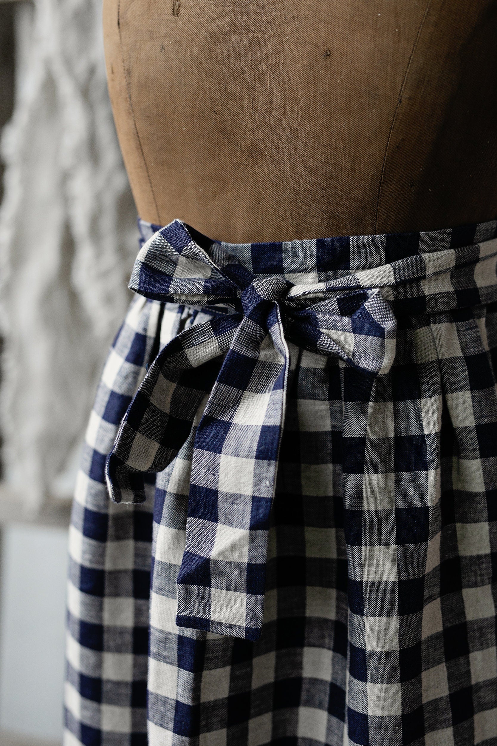 Picnic Festive Apple Linen Apron