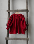 Cherry Linen Tunic Dress