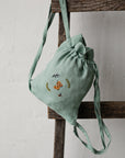 Baby Rabbit Linen Backpack