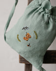 Baby Rabbit Linen Backpack