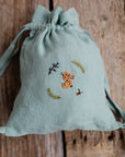 Baby Rabbit Linen Backpack